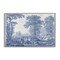 Stupell Industries Vintage Blue Tinted Toile Framed Giclee, design by Vintage Hustle